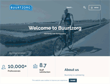 Tablet Screenshot of buurtzorg.com